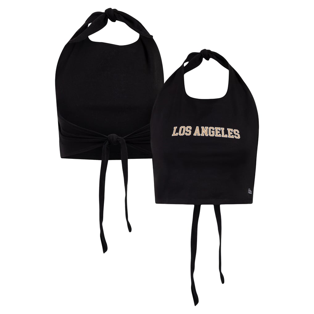 LAFC Hype and Vice Women's Tailgate Halter Cropped Top - Black