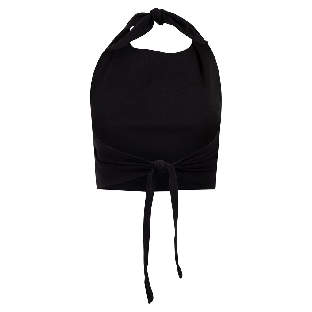LAFC Hype and Vice Women's Tailgate Halter Cropped Top - Black