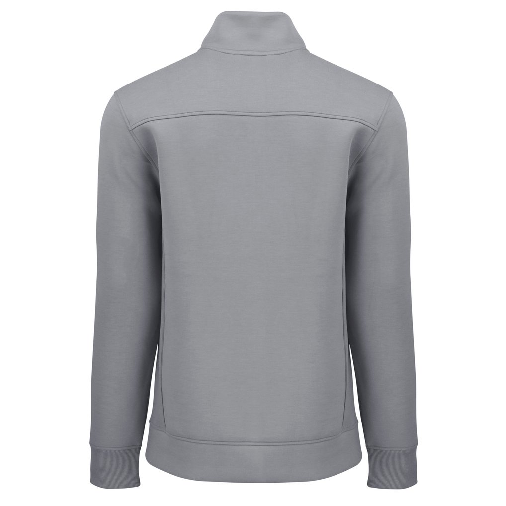  Lansing Lugnuts Cutter & Buck Roam Eco Recycled Quarter-Zip Pullover - Gray