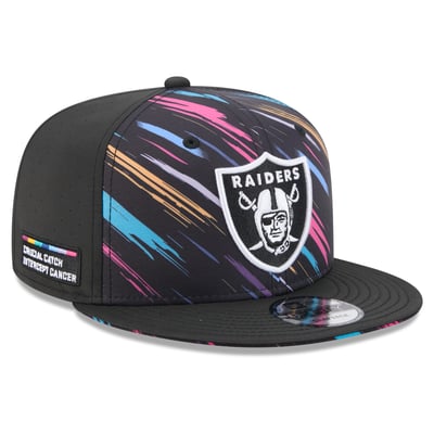 Las Vegas Raiders New Era 2026 NFL Crucial Catch 9FIFTY Snapback Hat - Black