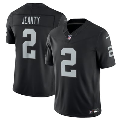 Ashton Jeanty Las Vegas Raiders Nike Team Vapor F.U.S.E. Stitched Limited Jersey - Black