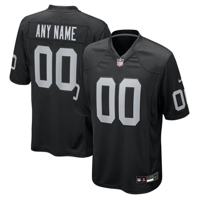 Las Vegas Raiders Nike Custom Game Jersey - Black