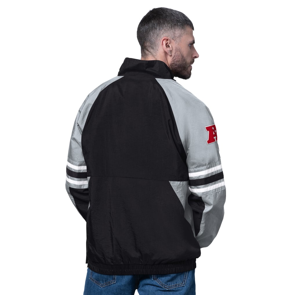 Las Vegas Raiders Starter Prospect Half-Zip Pullover - Black