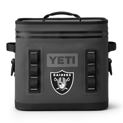  Las Vegas Raiders YETI Hopper Flip 12L Soft Cooler - Charcoal
