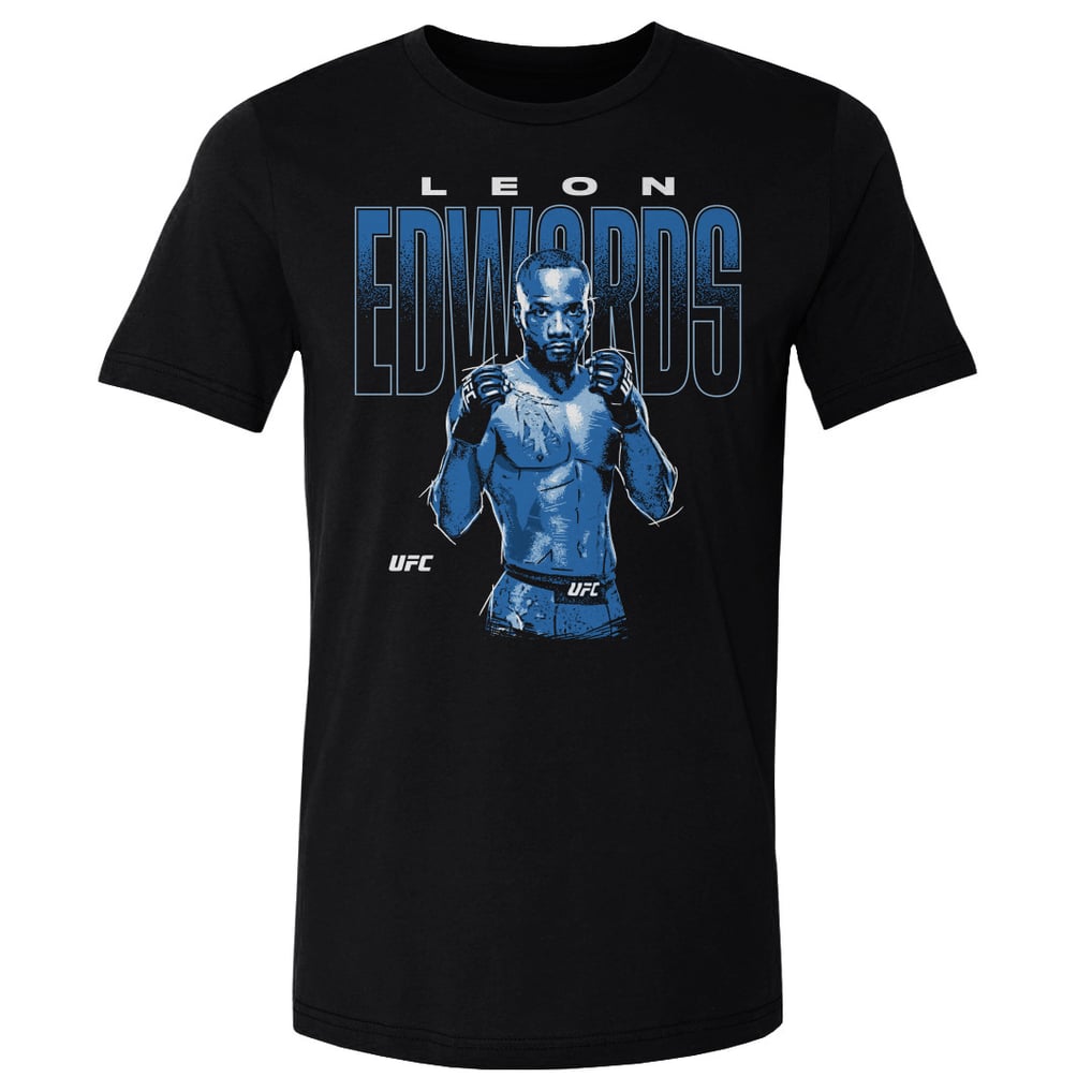 Leon Edwards 500 Level Poster T-Shirt - Black