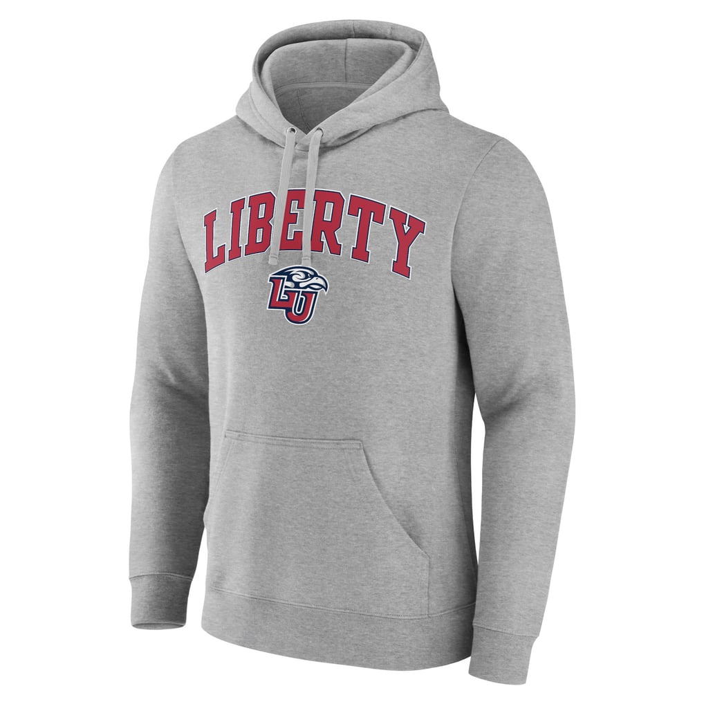 Liberty Flames Campus Pullover Hoodie - Gray