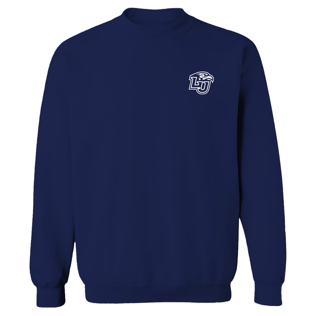  Liberty Flames Vive La Fete Women's Impressions Artwork Pullover Sweatshirt - Navy