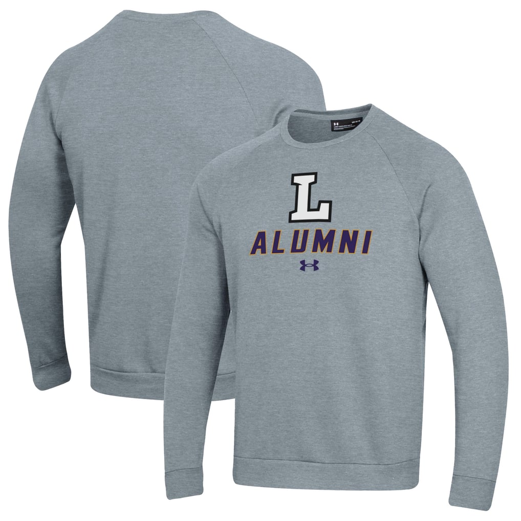 Lipscomb Bisons Under Armour Alumni Rival Fleece Pullover Sweatshirt - Gray
