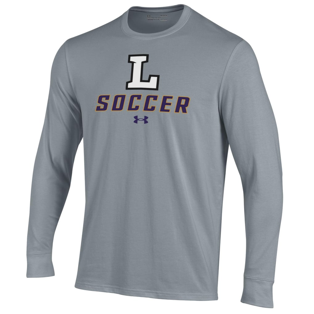 Lipscomb Bisons Under Armour Soccer Performance Long Sleeve T-Shirt - Gray