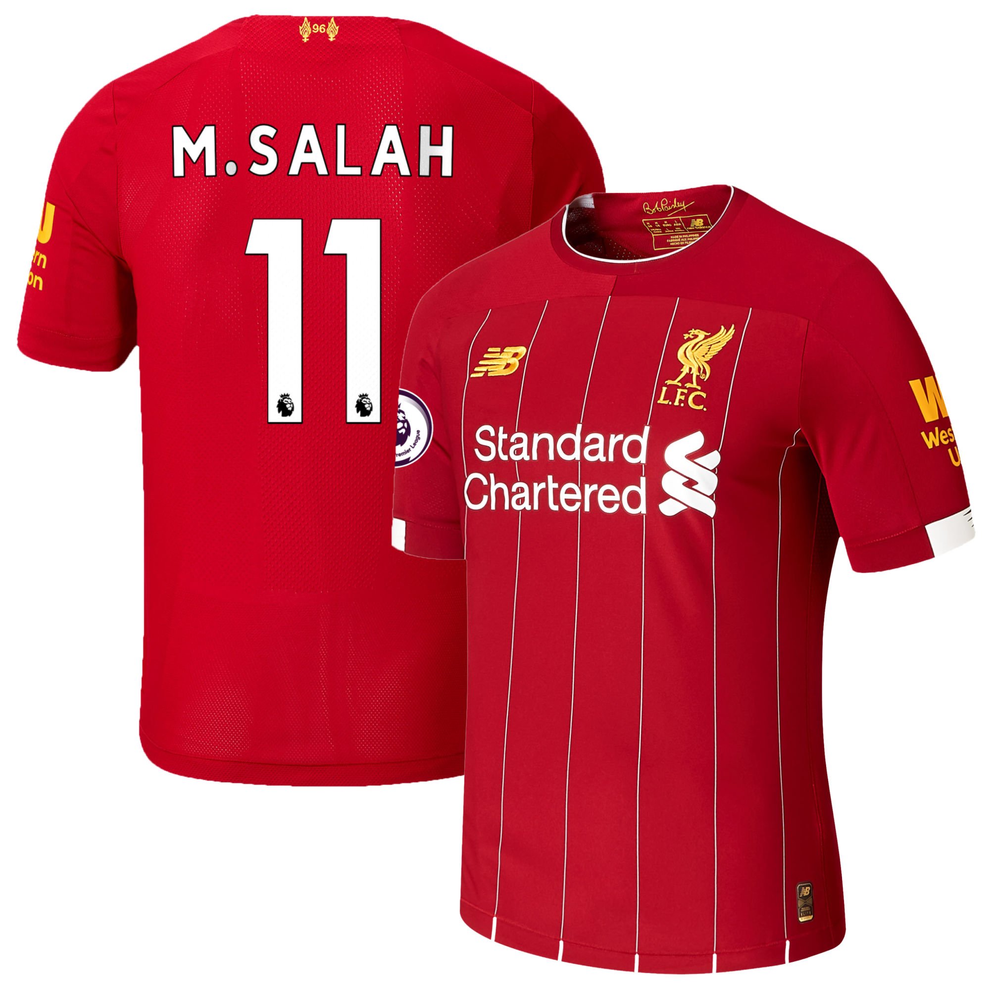 Mohamed Salah Liverpool New Balance 2019/20 Home Authentic Player