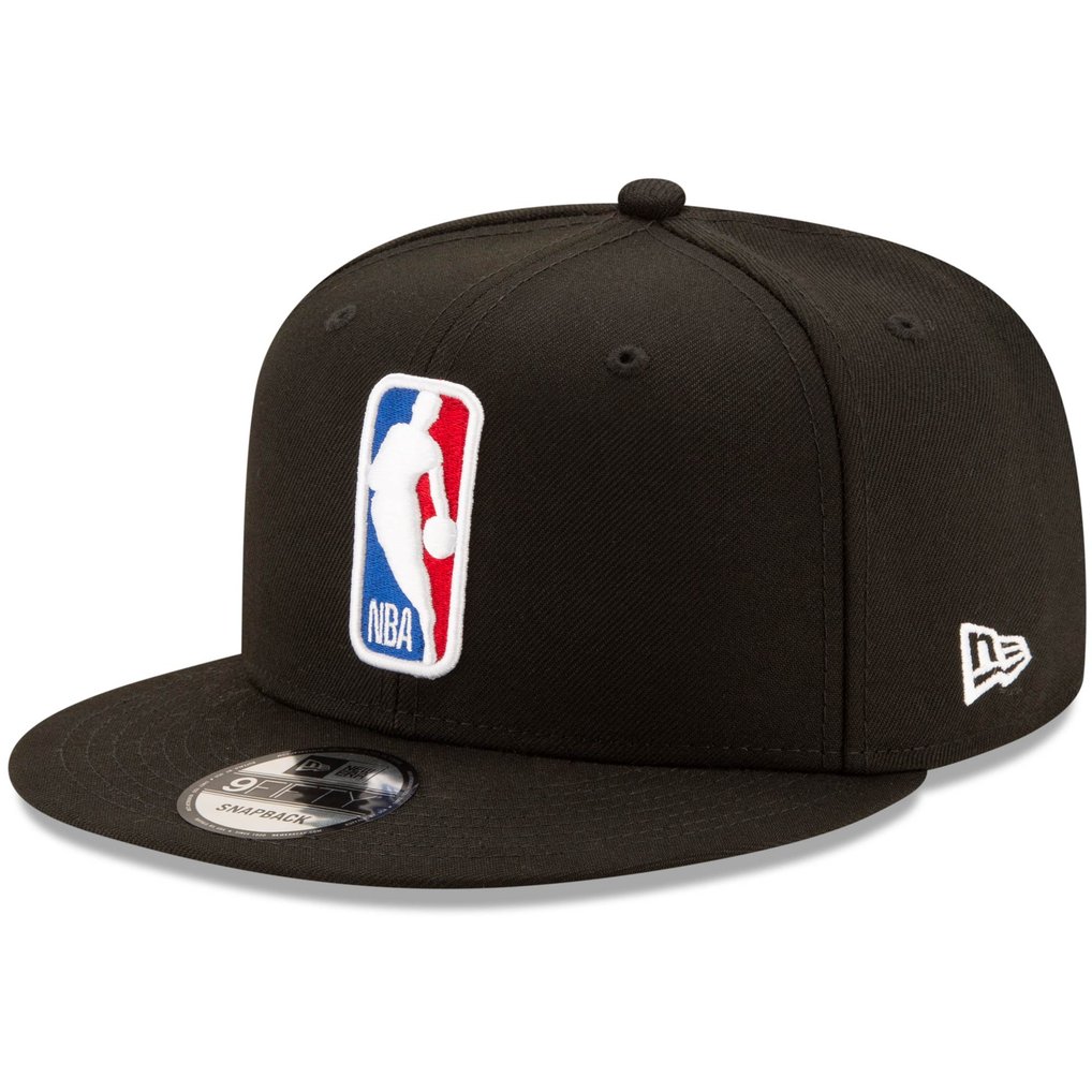 NBA New Era Logo Man 9FIFTY Snapback Hat - Black