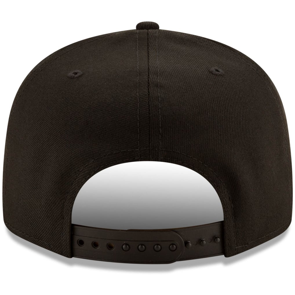 NBA New Era Logo Man 9FIFTY Snapback Hat - Black