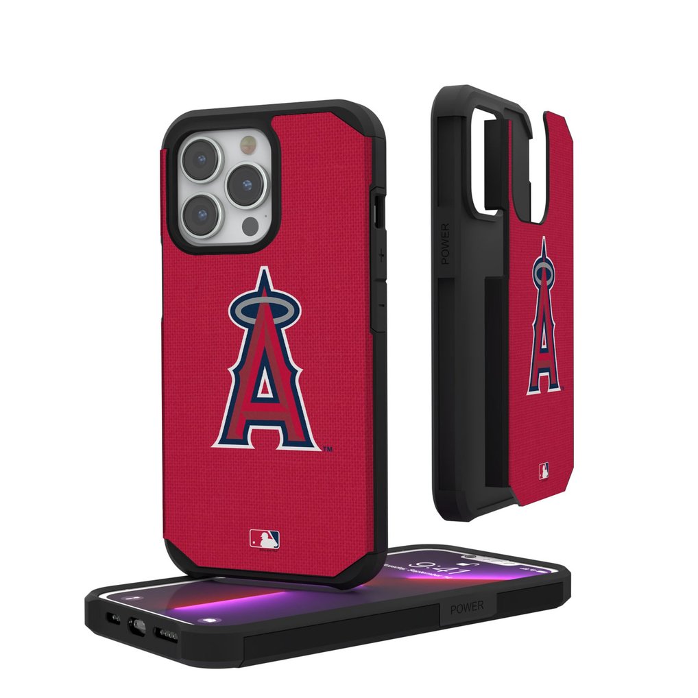 Los Angeles Angels iPhone Solid Design Rugged Case