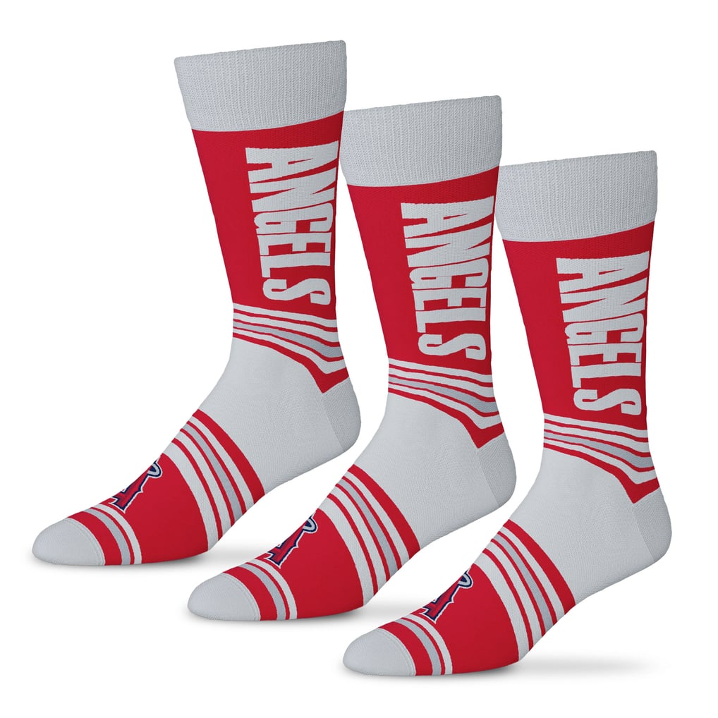  Los Angeles Angels Starter Unisex Rally Cry 3-Pack Socks Set - Red