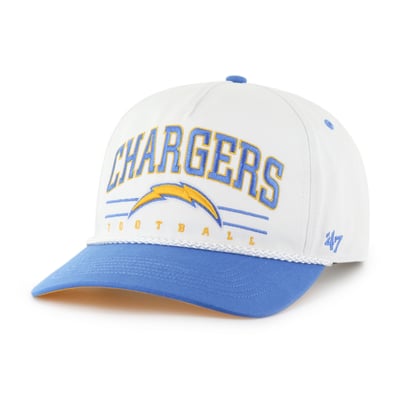 Los Angeles Chargers '47 Roscoe Two-Toned Hitch Adjustable Hat - White/Powder Blue