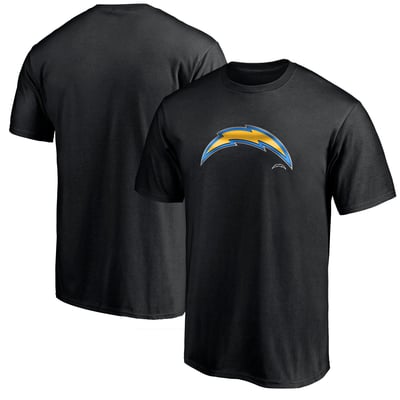 Los Angeles Chargers Midnight Mascot Team Logo T-Shirt - Black