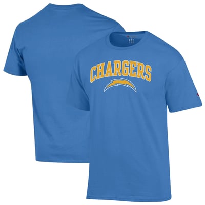 Los Angeles Chargers Champion Arch Over Logo T-Shirt - Powder Blue