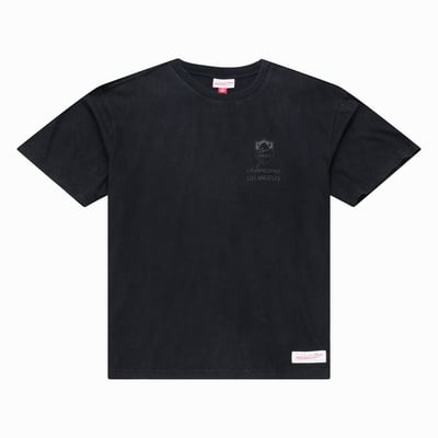 Los Angeles Chargers Mitchell & Ness Core Essentials Micro Logo T-Shirt - Black
