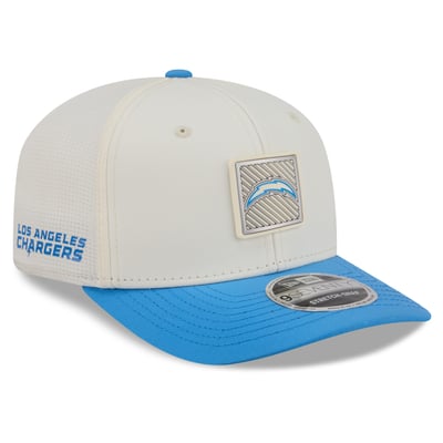  Los Angeles Chargers New Era 2026 NFL Training Camp 9SEVENTY Adjustable Hat - Cream/Powder Blue