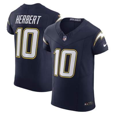 Justin Herbert Los Angeles Chargers Nike Alternate Vapor F.U.S.E. Elite Jersey - Navy
