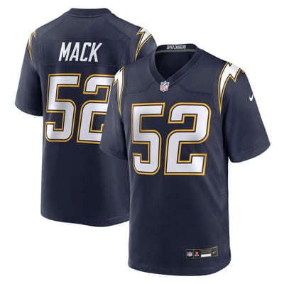 Khalil Mack Los Angeles Chargers Nike Alternate Super Chargers Game Player Jersey - Navy