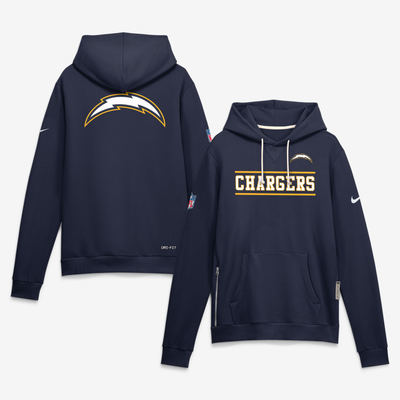 Los Angeles Chargers Nike Standard Issue Replay Officials Alternate Dri-FIT Hoodie - Navy