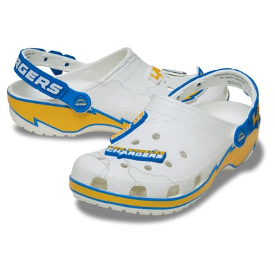  Los Angeles Chargers Crocs Unisex  Classic Clog