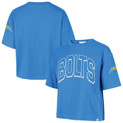 Los Angeles Chargers '47 Women's Call Out Reed City T-Shirt - Powder Blue
