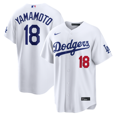 Yoshinobu Yamamoto Los Angeles Dodgers Nike Home Stadium Jersey - White