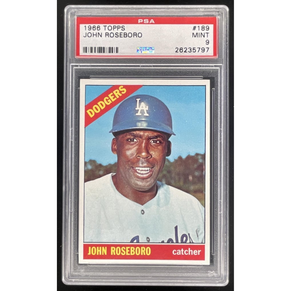 1966 Topps #189 John Roseboro PSA 9