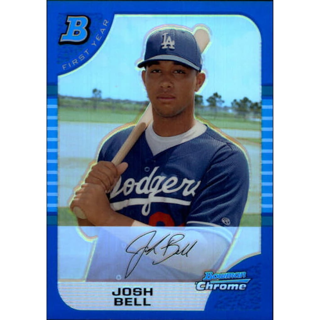2005 Bowman Chrome Draft Blue Refractors #BDP36 Josh Bell FY