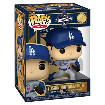 Yoshinobu Yamamoto Los Angeles Dodgers Funko 2025 World Series MVP Pop! Vinyl Figure