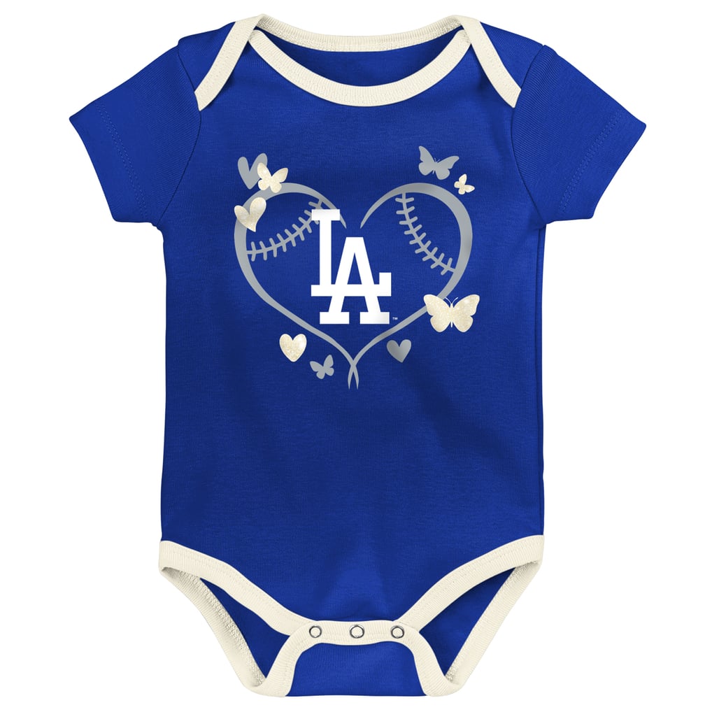  Los Angeles Dodgers Outerstuff Infant Home Team 3-Pack Bodysuit Set
