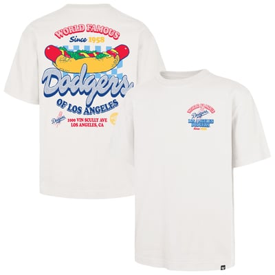 Los Angeles Dodgers '47 Glizzy T-Shirt - Cream