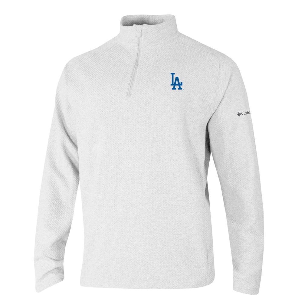 Los Angeles Dodgers Columbia  Swingcraft Quarter-Zip Pullover - White