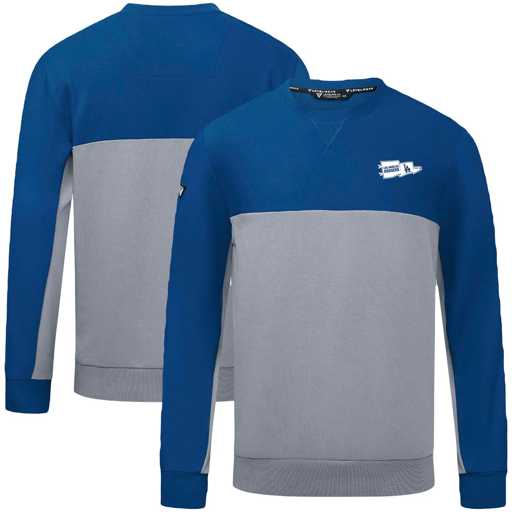  Los Angeles Dodgers Levelwear  Legacy Rafters Pullover Sweatshirt - Royal