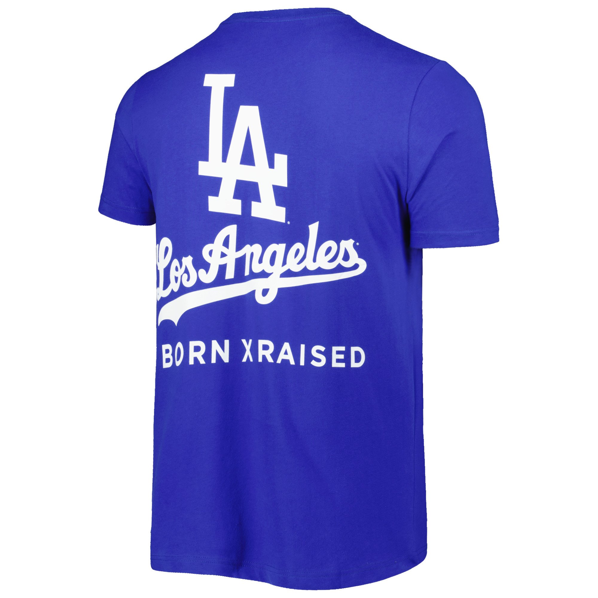 Los Angeles Dodgers New Era Born x Raised Heavyweight T-Shirt - Royal