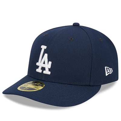 Los Angeles Dodgers New Era Oceanside Low Profile 59FIFTY Fitted Hat - Navy