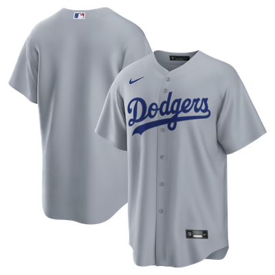 Los Angeles Dodgers Nike Road Replica Jersey - Gray