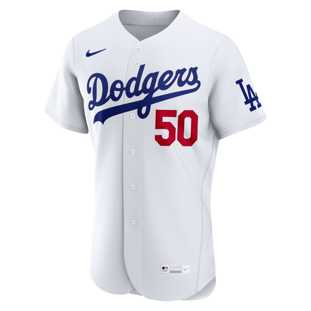 Mookie Betts Los Angeles Dodgers Nike Home Authentic Jersey - White