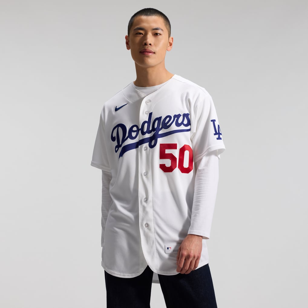 Mookie Betts Los Angeles Dodgers Nike Home Authentic Jersey - White