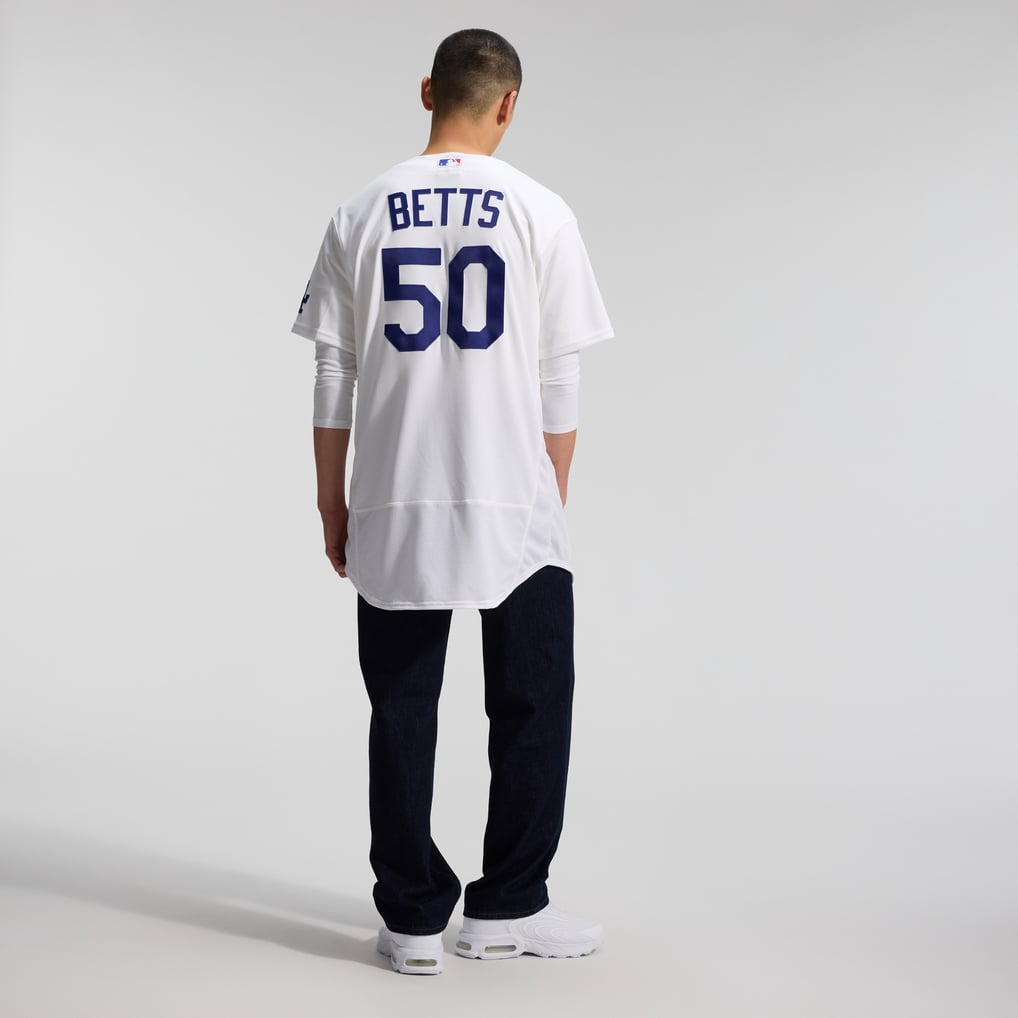 Mookie Betts Los Angeles Dodgers Nike Home Authentic Jersey - White