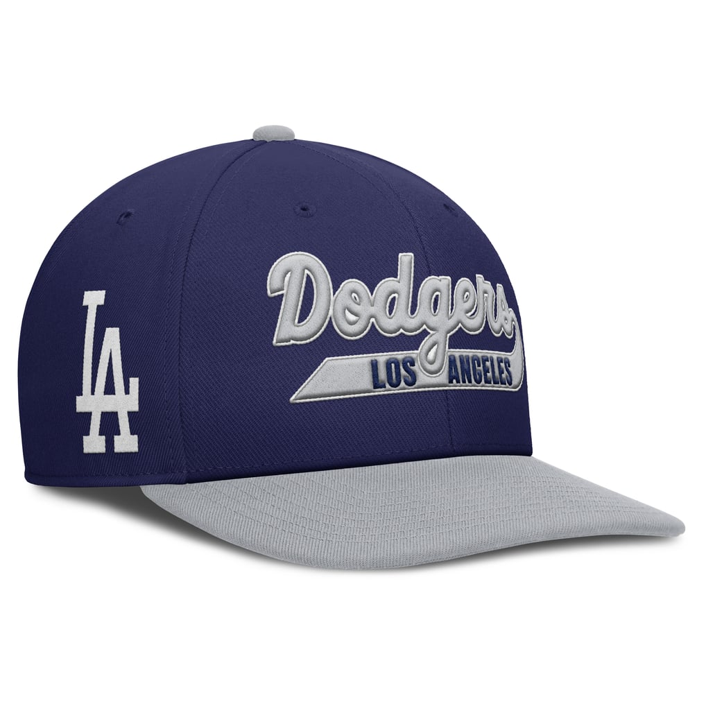Los Angeles Dodgers Nike Pro Performance Snapback Hat - Navy/Gray