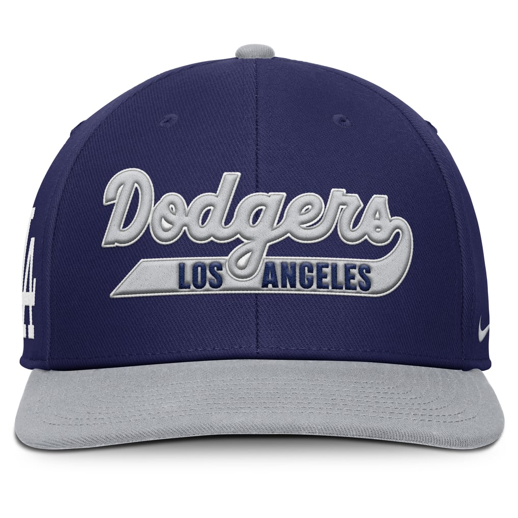 Los Angeles Dodgers Nike Pro Performance Snapback Hat - Navy/Gray