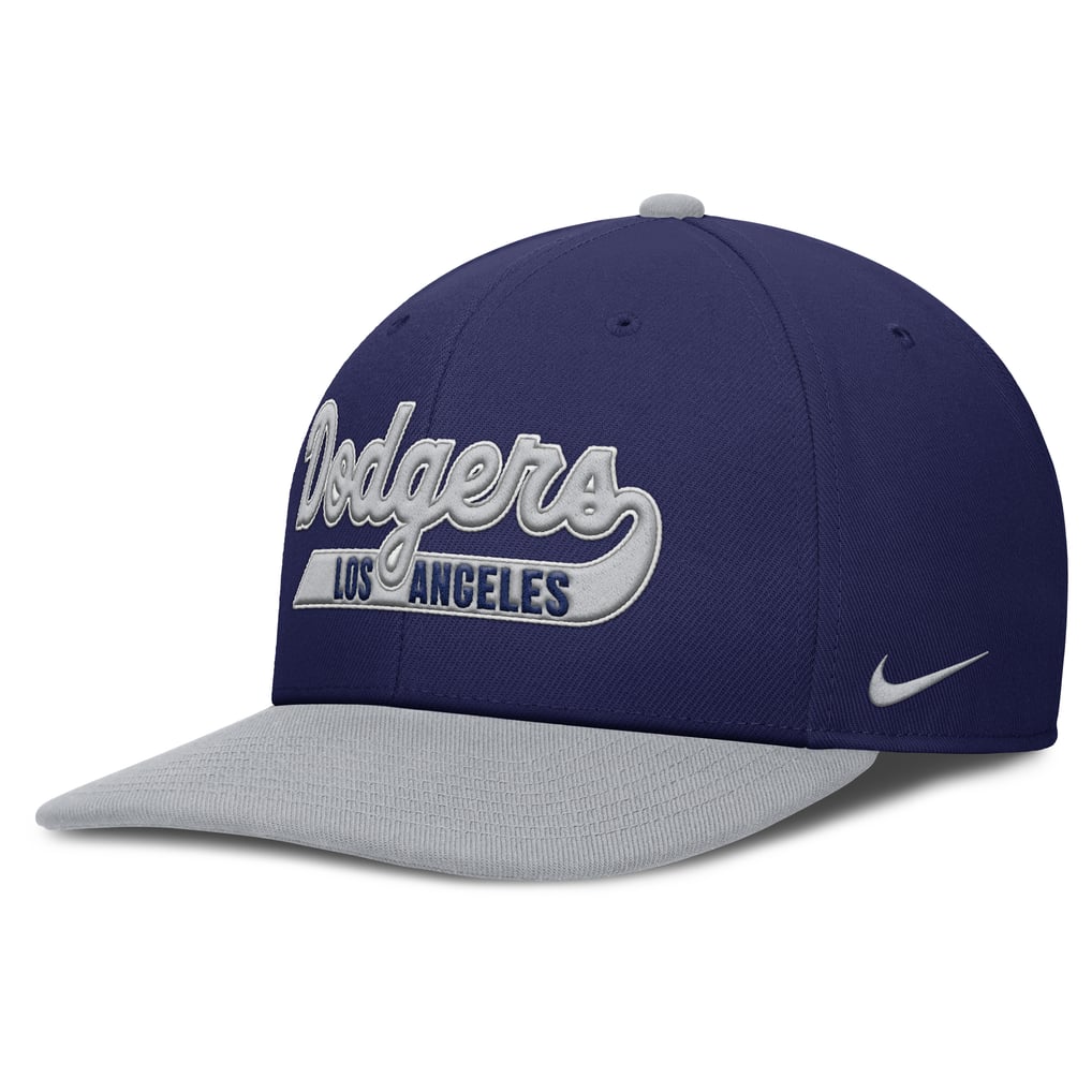 Los Angeles Dodgers Nike Pro Performance Snapback Hat - Navy/Gray