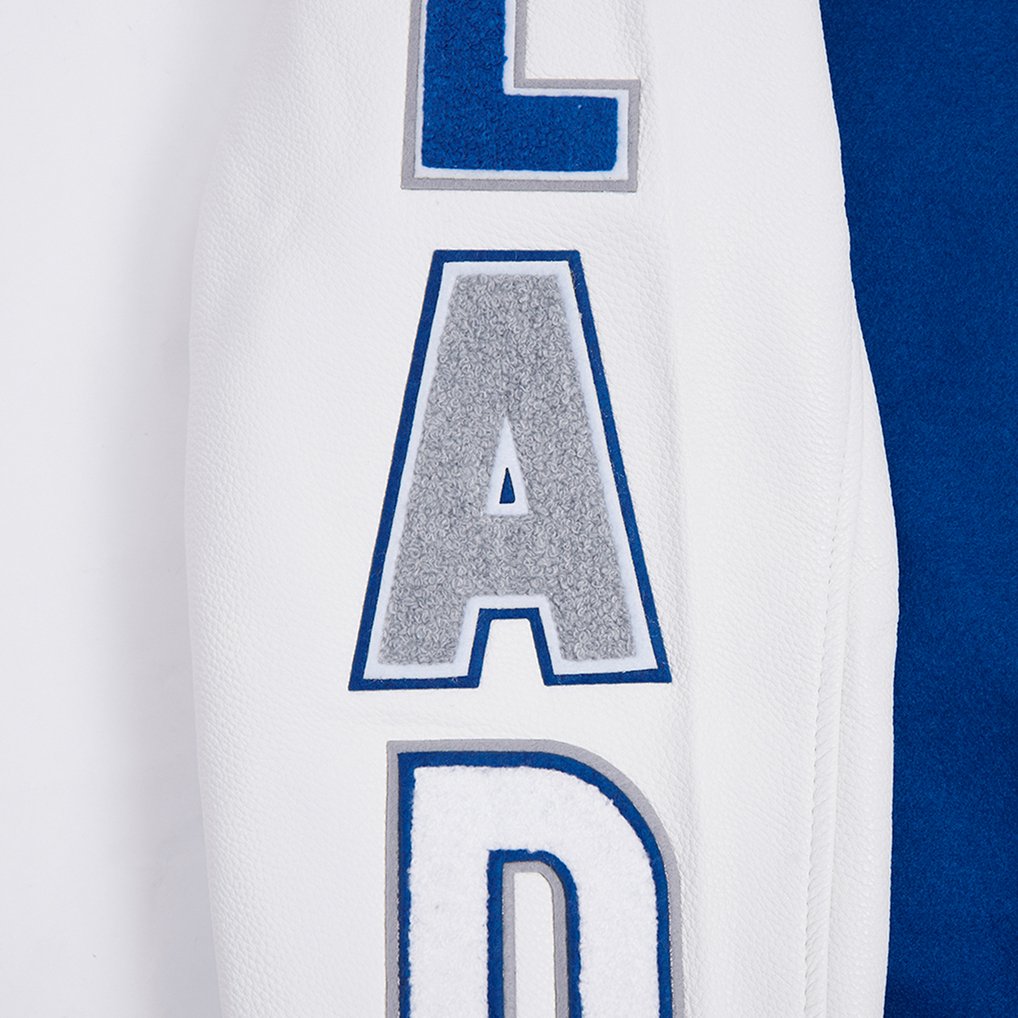 Los Angeles Dodgers Pro Standard Script Tail Wool Full-Zip Varity Jacket - Royal