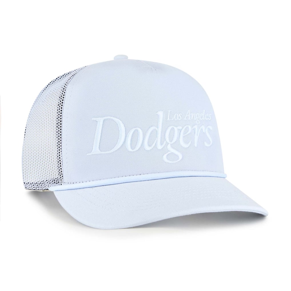 Los Angeles Dodgers '47 Unisex Foundation Script Hitch Adjustable Trucker Hat - Light Blue