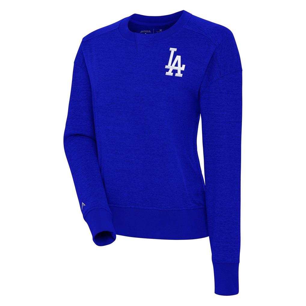 Los Angeles Dodgers Antigua Women's Forward Fleece Pullover Sweatshirt - Royal