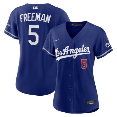 Freddie Freeman Los Angeles Dodgers Nike Women's Alternate Stadium Jersey - Royal