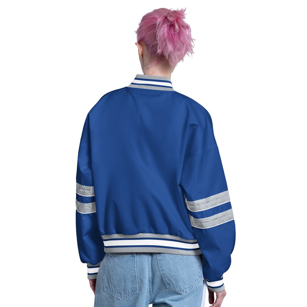  Los Angeles Dodgers Starter Women's Interception Full-Snap Varsity Jacket - Royal